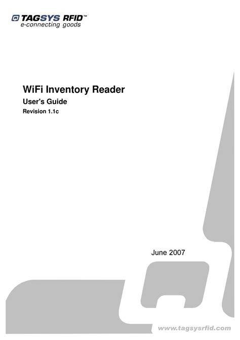 tagsys wifi inventory reader manual